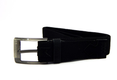 

WOODS Men Formal, Casual Black Canvas, Fabric Belt