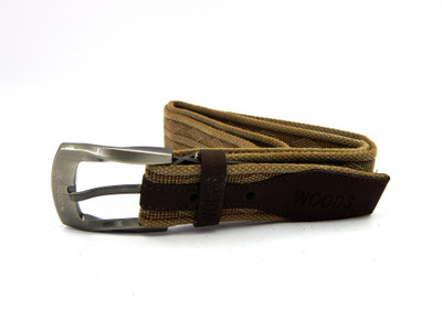 

WOODS Men Formal, Casual Brown Canvas, Fabric Belt