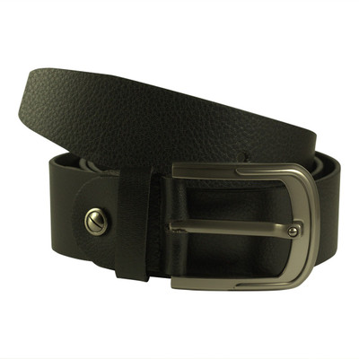 

Growvid Men Formal Black Genuine Leather Belt