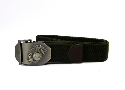 

WOODS Men Formal, Casual Green Canvas, Fabric Belt