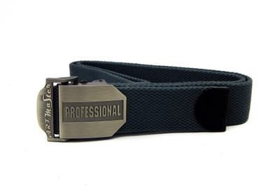 

WOODS Men Formal, Casual Blue Canvas, Fabric Belt, Grey