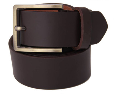 

Kaezri Men Casual Brown Genuine Leather Belt