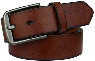 

Wildmount Men Casual, Formal Tan Genuine Leather Belt