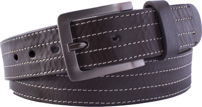 

U+N Men Casual Brown Genuine Leather Belt