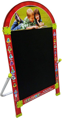 

babrock 2 in 1 Blackboard with White Board || Marker Board || Chalkboard || Double Side Board || 30 x 18 inch || W-126 White, Black board(10 cm x 10 cm)