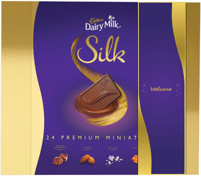 

Cadbury Dairy Milk Silk Miniatures Chocolate Welcome Gift Pack, 240 gm Bars(240 g)