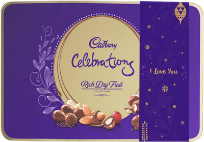 

Cadbury Celebrations Rich Dry Fruit Chocolate I Love You Gift Pack, 177 gm Brittles(177 g)