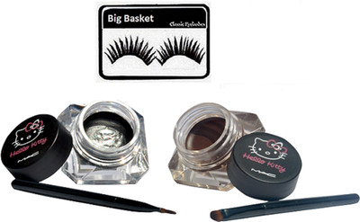 

big basket Eyelashes, Two Eyeliner(Set of 2)