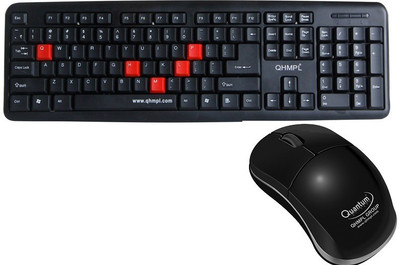 

Quantum Hi-Tech QHM 7403/295 Wired USB Mouse & Keyboard Combo Combo Set