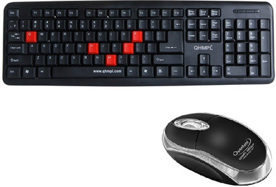

Quantum Hi-Tech QHM 7403/222 Wired USB Mouse & Keyboard Combo Combo Set