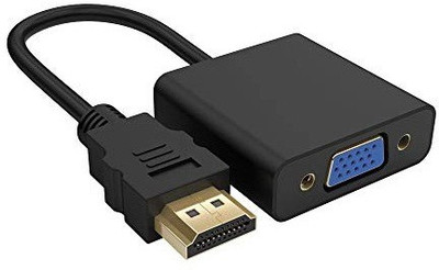 

Sheen HDMI to VGA Converter HDMI Adapter(TV, Projector, LED TV, PC, Laptop, Moniter, Black)