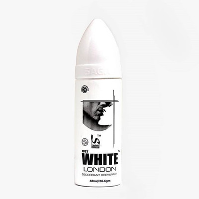 Sagar JUST WHITE LONDON MINI Deodorant Spray - For Men & Women(40 ml)