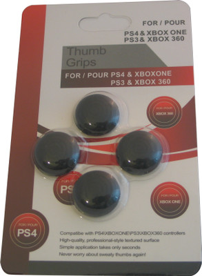 

BVG Thumb Grips Silicone For PS4 PS3 Xbox One Xbox 360 Controller ( 2 Pair) Gaming Accessory Kit(Black, For PS4, Xbox 360, Xbox One)