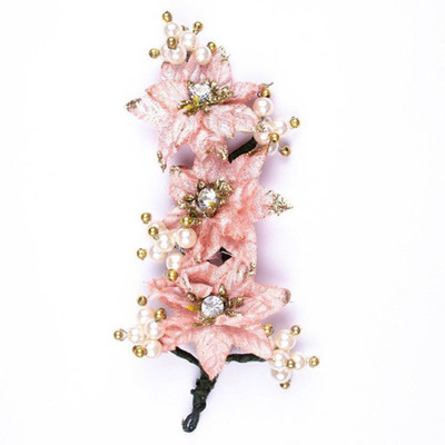 

Bueno Artificial Hair Styling Flower Accessories For Women, Party Wear Hair Accessories, Hair Bun Accessory For Bride, Flower Bun Accessory For Wedding, Pack Of 1 Hair Accessory Set(Pink)