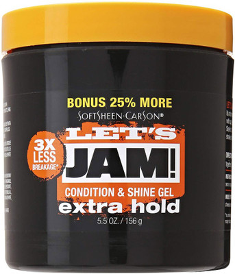 Softsheen Carson Let's Jam! Shining and Conditioning I36Gel - Extra Hold, Bonus Size, 5.5 oz+I35 Gel(156 g)