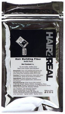 

Hair4Real Hair Building Fibers Refill Pack (25g, Dark Brown) 25g_RefDarkB Medium Hair Volumizer Hair Fibers(25 g)