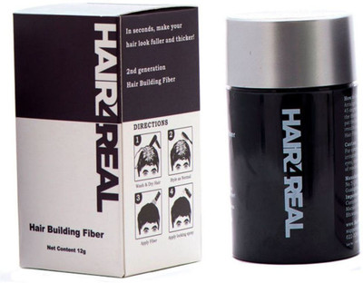 

Hair4Real Hair Thickening Fibers (12g, Dark Brown) 12g_DarkB Medium Hair Volumizer Hair Fibers(12 g)