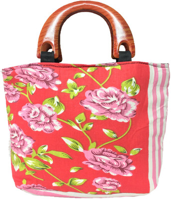 

ELYSIAN Hand-held Bag(Pink, White, Green), Green;pink;white