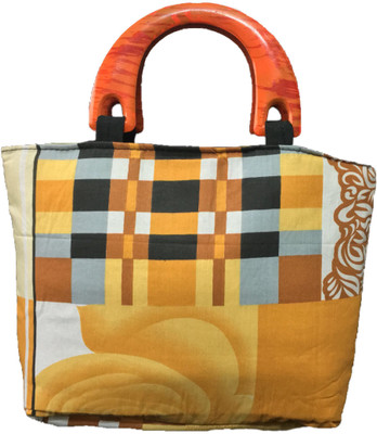 

ELYSIAN Hand-held Bag(Yellow, White), White;yellow