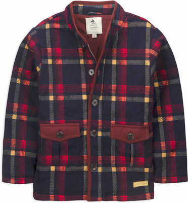 

Cherry Crumble California Full Sleeve Checkered Baby Boys & Baby Girls Jacket, Multicolor