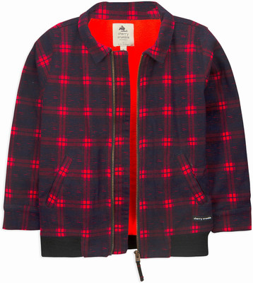 

Cherry Crumble California Full Sleeve Checkered Baby Boys & Baby Girls Jacket, Multicolor