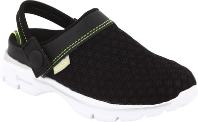 

KazarMax Boys & Girls Slip-on Clogs(Black, Black neon