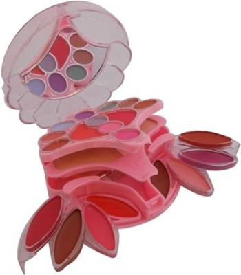 

Max Ads MakeUp Kit (10 Eyeshadow,8 Lip Color,2 Powder,2 Blusher,2 brush)ADS Makeup kit