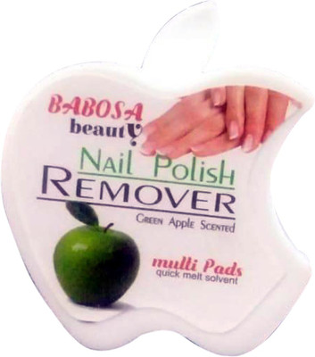 

Babosa Green Apple Scented Nail Polish Remover Pads Wet Wipes(32)