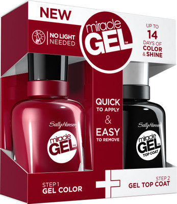 

Sally Hansen MIRACLE GEL DUAL PACK - 2XVOLUME TP COAT+DIG FIG Dual Pack