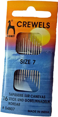 Pony Hand Sewing Needle(Tapestry Needle 7 Pack of 80)