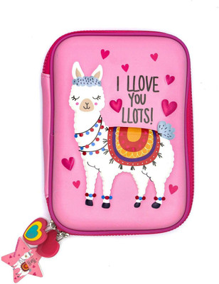 

Shopat7 1 HORSE Art Artificial Leather Pencil Box(Set of 1, Pink)