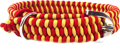 

Paracraft Paracord Adjustable Puppy Dog Collar Plain Dog Collar Charm(Multicolor, Round)
