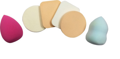 LE MAROCO Makeup Beauty Foundation PUFF Blender set of 6