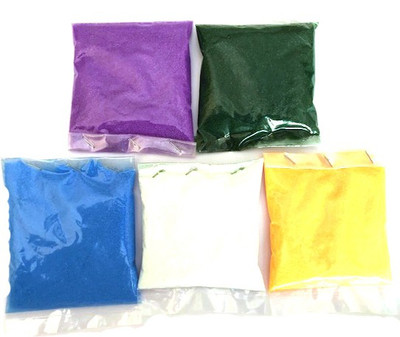 COLORFULL Pack of 5 Rangoli Powder(Multicolor)
