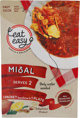 

Eat Easy Instant Dehydrated Meal, Misal (Pack of 5) 290 g