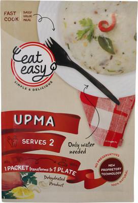 Eat Easy Instant Dehydrated Meal, Upma (Pack of 5) 440 g