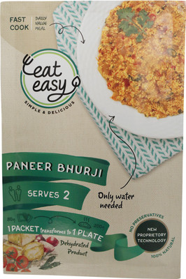 

Eat Easy Instant Dehydrated Meal, Paneer Bhurji (Pack of 5) 440 g