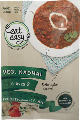 

Eat Easy Instant Dehydrated Meal, Veg Kadhai (Pack of 5) 440 g