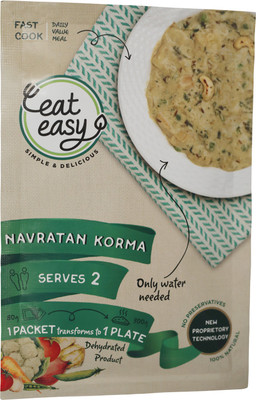 

Eat Easy Instant Dehydrated Meal, Navratan Korma (Pack of 5) 440 g