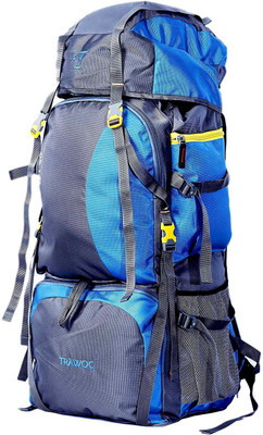 

TRAWOC HK1-SB-Trekking Bag Hiking Backpack Travel Rucksack - 60(Blue)