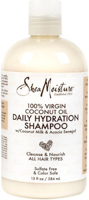 

Shea Moisture 100% Virgin Coconut Oil Daily Hydration Shampoo(384 ml)
