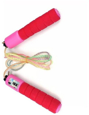 

SPORTSHOLIC Skipping Jump Rope With Counter, Foam Handle For Kids Boys Girls 6 To 8 Years Kids Skipping Rope(Multicolor, Length: 685.8 inch)