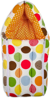 

Miss & Chief Baby Polka and Orange Sleeping Bag(Orange