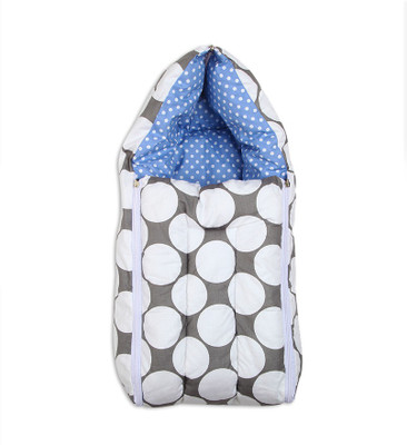 

Miss & Chief Baby Circle Grey and Blue Sleeping Bag(Grey