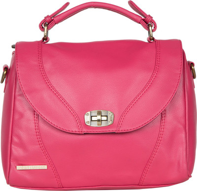 Bagsy Malone Women Casual Pink PU Sling Bag
