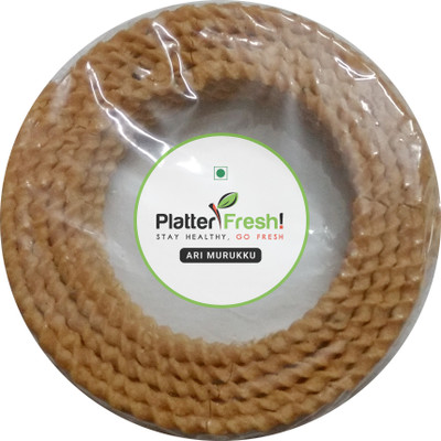 

Platter Fresh CHAWAL CHAKLI / ARI MURUKKU / Rice Flour Spirals (Large 6.5 inch)(225 g)