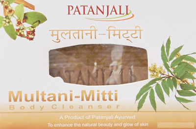 

Patanjali Multani Mitti Body Cleanser 75g Soap(75 g, Pack of 2)