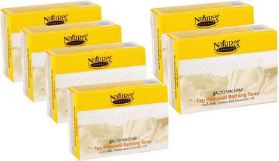 

Nature's Essence Lacto Tan Clear Fairness Soap- Pack of 6(450 g)