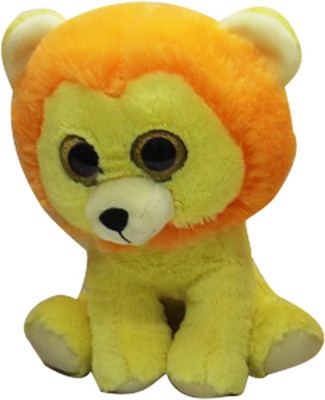 

My Baby Excels Lion Plush with Sparkle Eyes - Orange 22cm - 22 cm(Orange)