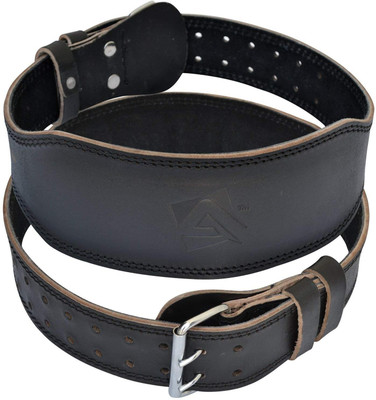 

QUINERGYS ® Gym Leather Weight Lifting Belt 4" Training Bodybuilding Lumbar Support Lumbar Support (, Multicolor-02, Black